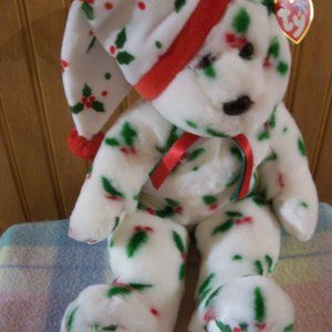 Ty Holiday Beanie Babies Teddy 1998